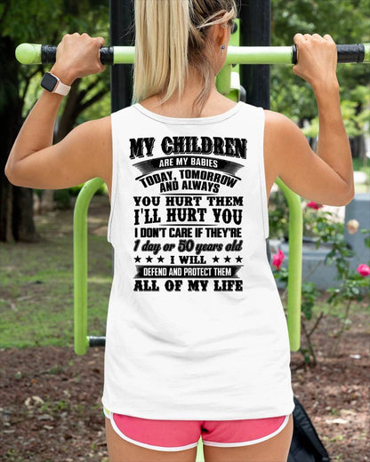 MY CHILDREN ARE MY BABY - T-SHIRT FOR MOM - SNOW00 (SKU12-274)