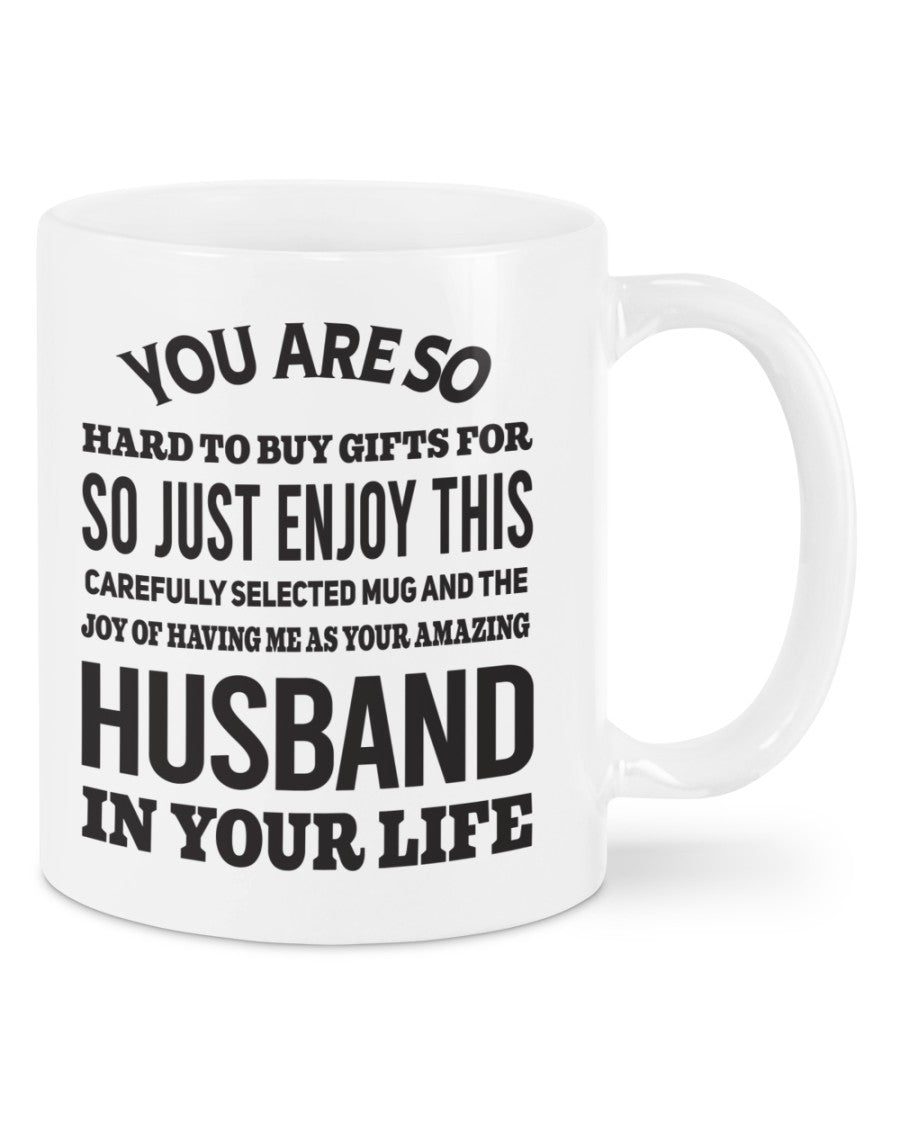 FUNNY MUG FOR YOUR WIFE - PERFECT GIFT FOR VALENTINE'S DAY - GIFT FROM HLUNABAND EBIL00 (SKU12-327)