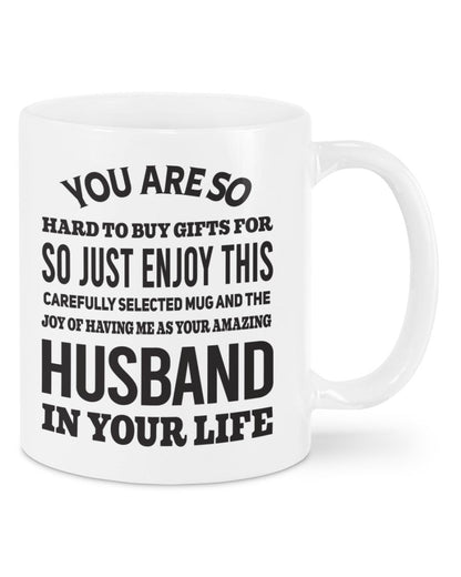 FUNNY MUG FOR YOUR WIFE - PERFECT GIFT FOR VALENTINE'S DAY - GIFT FROM HLUNABAND EBIL00 (SKU12-327)