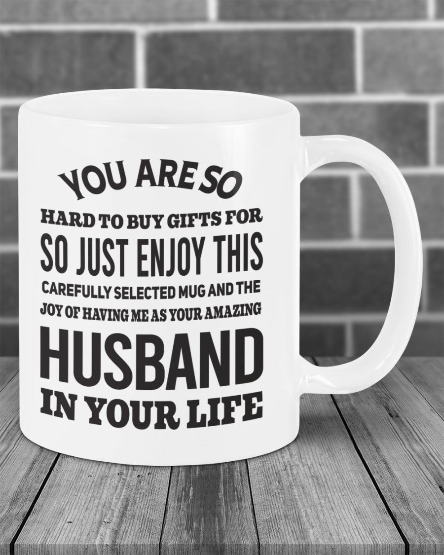 FUNNY MUG FOR YOUR WIFE - PERFECT GIFT FOR VALENTINE'S DAY - GIFT FROM HLUNABAND EBIL00 (SKU12-327)