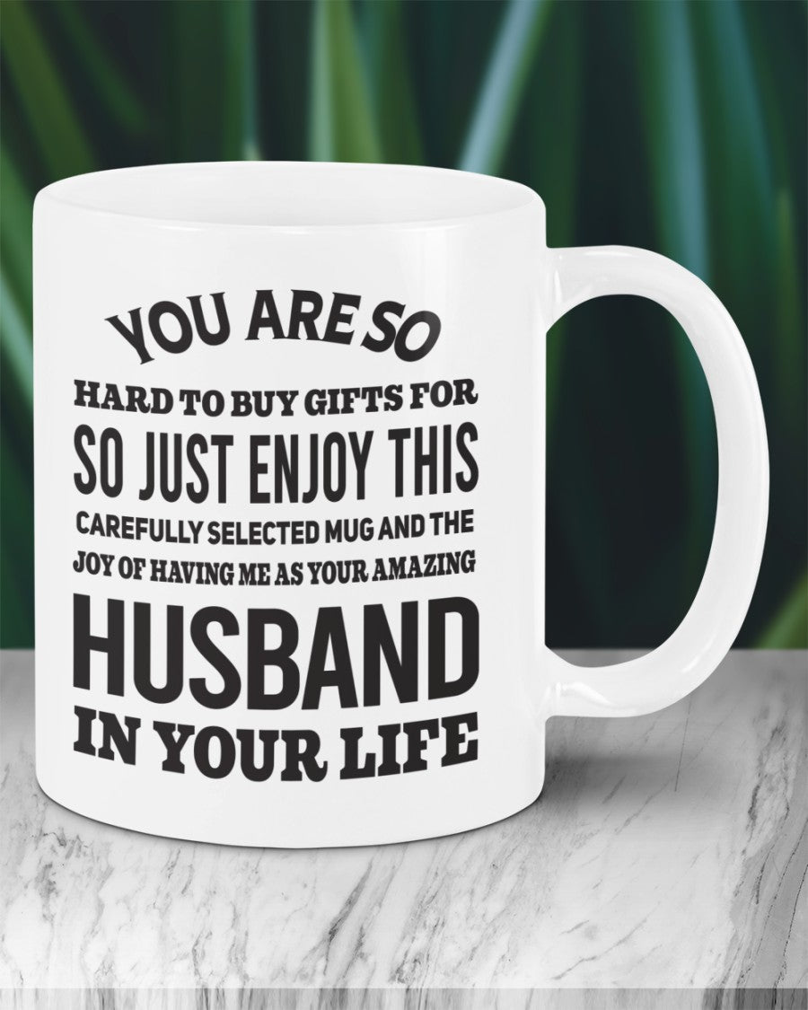 FUNNY MUG FOR YOUR WIFE - PERFECT GIFT FOR VALENTINE'S DAY - GIFT FROM HLUNABAND EBIL00 (SKU12-327)