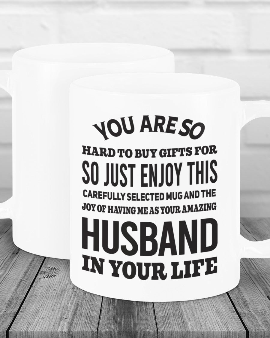 FUNNY MUG FOR YOUR WIFE - PERFECT GIFT FOR VALENTINE'S DAY - GIFT FROM HLUNABAND EBIL00 (SKU12-327)