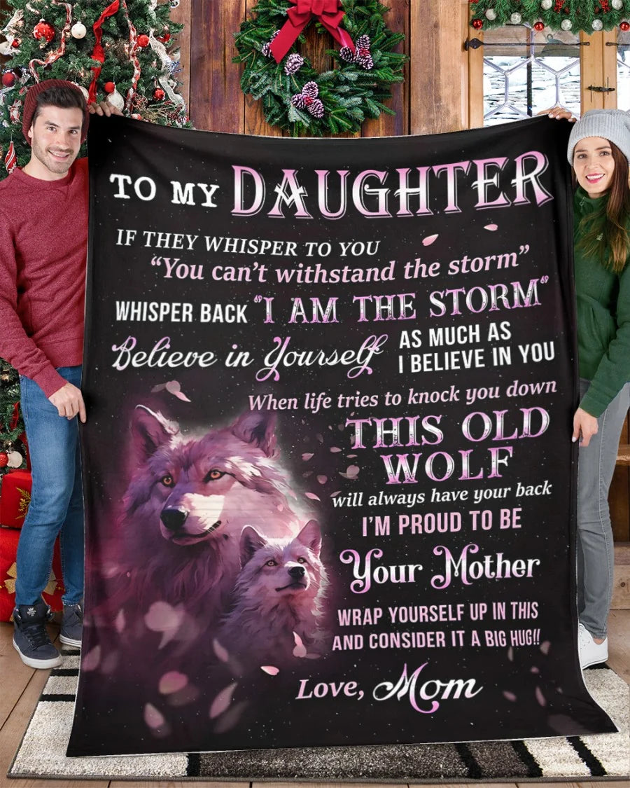 BLANKET FOR DAUGHTER – COMFORT & WARMTH GIFT FROM MOM