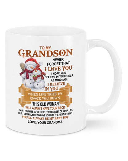 TO GRANDSON MUG 01 - GIFT FROM GRANDMA - LUNA00