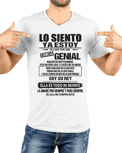 Septiembre Chica Genial - Regalo especial para tu novio - T09 (SKU05-95-09)