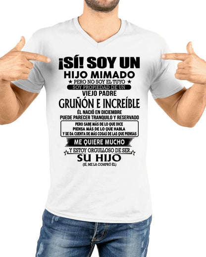 (Diciembre) Padre Increíble - Regalo especial para hijo - T12 (Sku.tbn07-12)