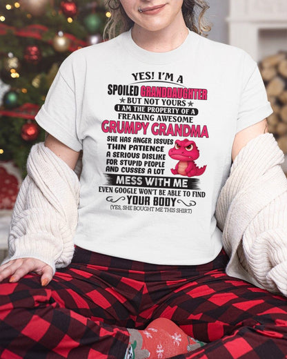 YES, I'M A SPOILED GRANDDAUGHTER - GIFT FROM GRANDMA - LUNA00 (SKU09-96-00)