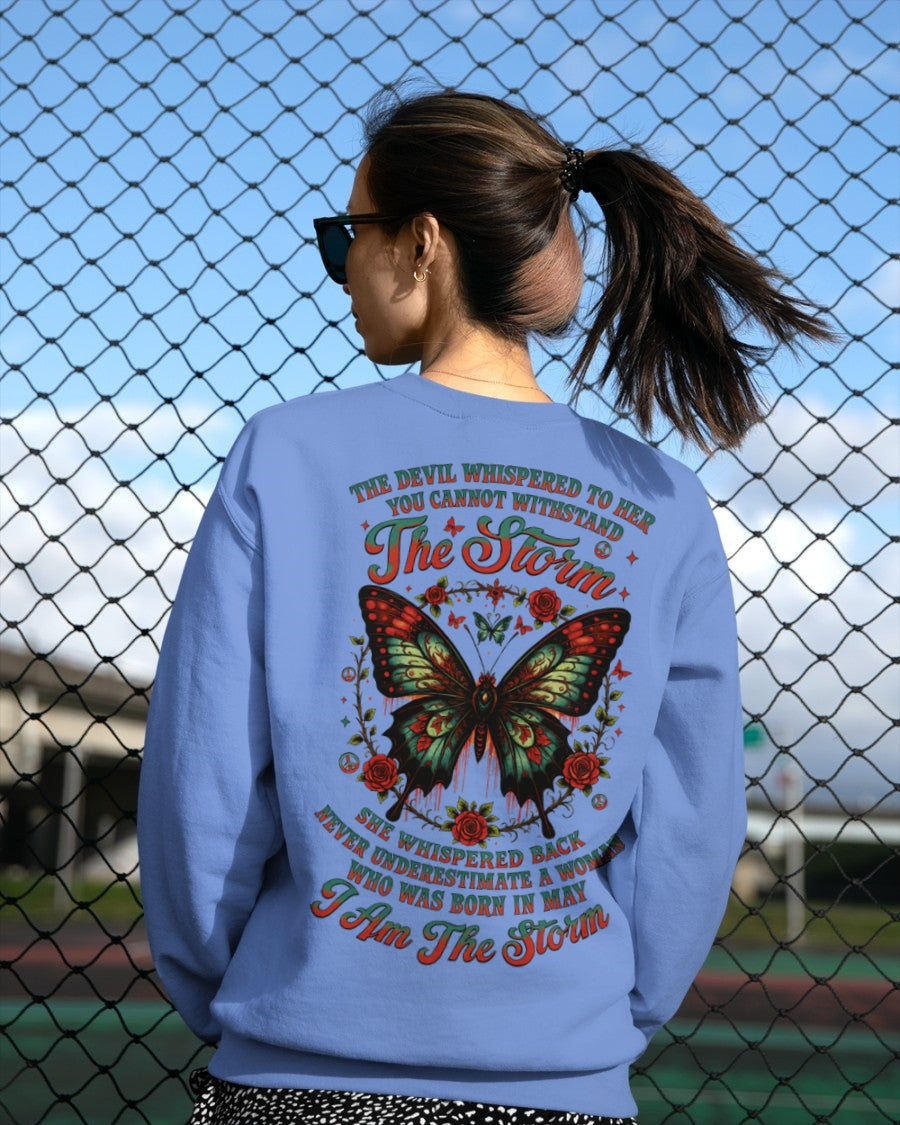 The Devil Whispered to Her – I Am the Storm May Woman Shirt - LUNA05 FMA (SKU10-72-05)