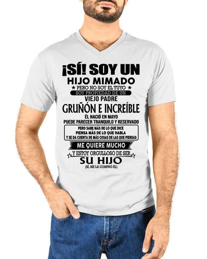 (Mayo) Padre Increíble - Regalo especial para hijo - T05 (Sku.tbn07-05)