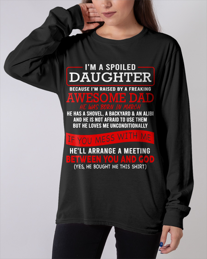 MARCH - I'M A SPOILED DAUGHTER - FROM DAD TO DAUGHTER - LUNA03 (SKU26T-01-30-03)