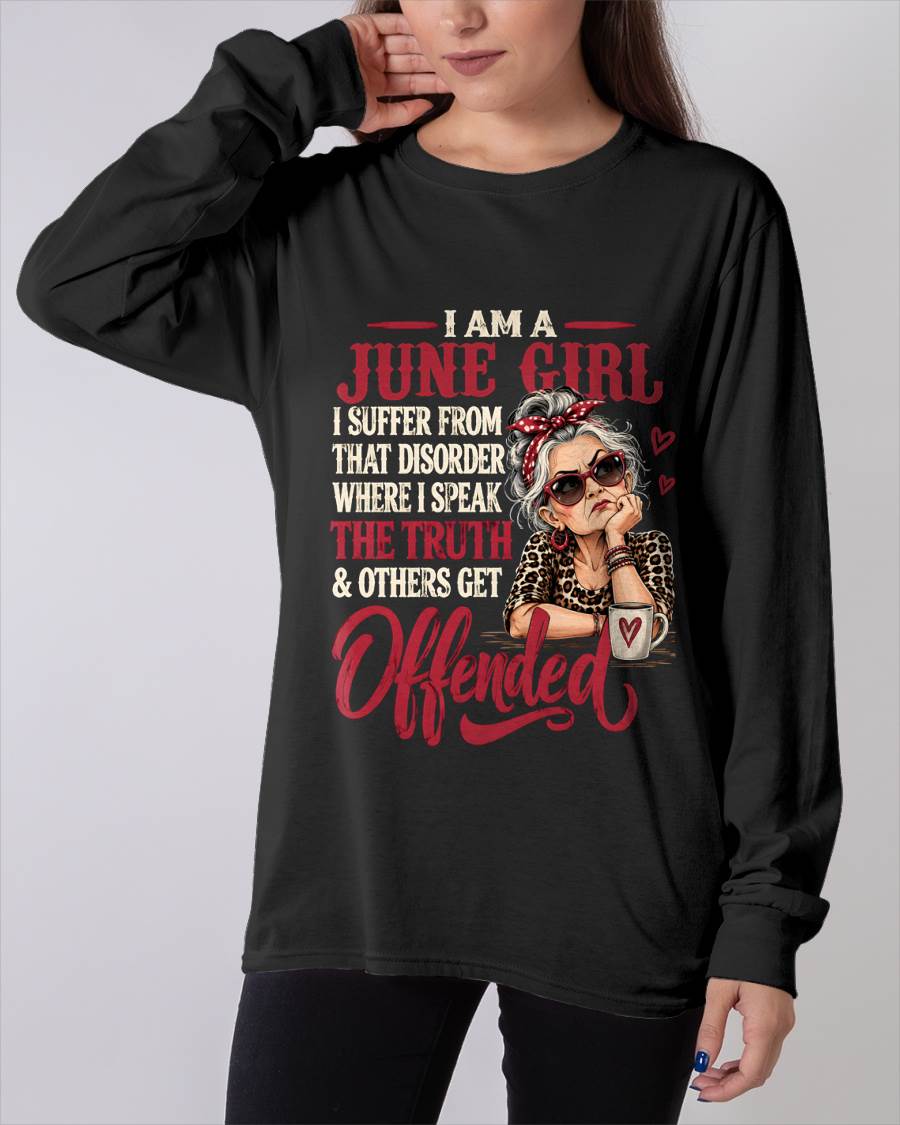 JUNE - I SPEAK THE TRUTH, EVEN IF OTHERS GET OFFENDED - SHIRT FOR WOMEN - LUNA06 (SKU2609-326-06)