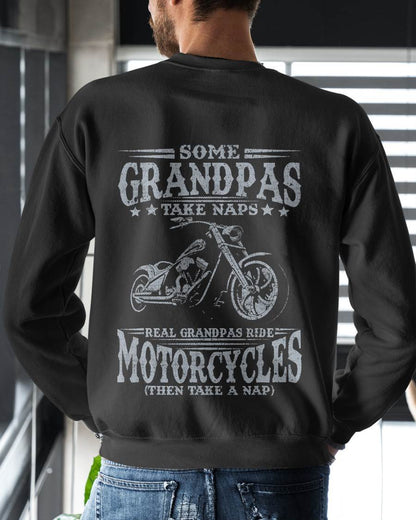 Some Grandpas Take Naps Real Grandpas Ride Motorcycles BIKER  - SHIRT FOR MEN - LUNA00 (SKU2607-DY-10)