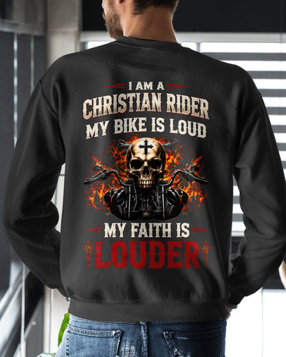 CHRISTIAN RIDER MY BIKE IS LOUD MY FAITH IS LOUDER - SHIRT FOR MEN - LUNA00 (SKU2608-602)