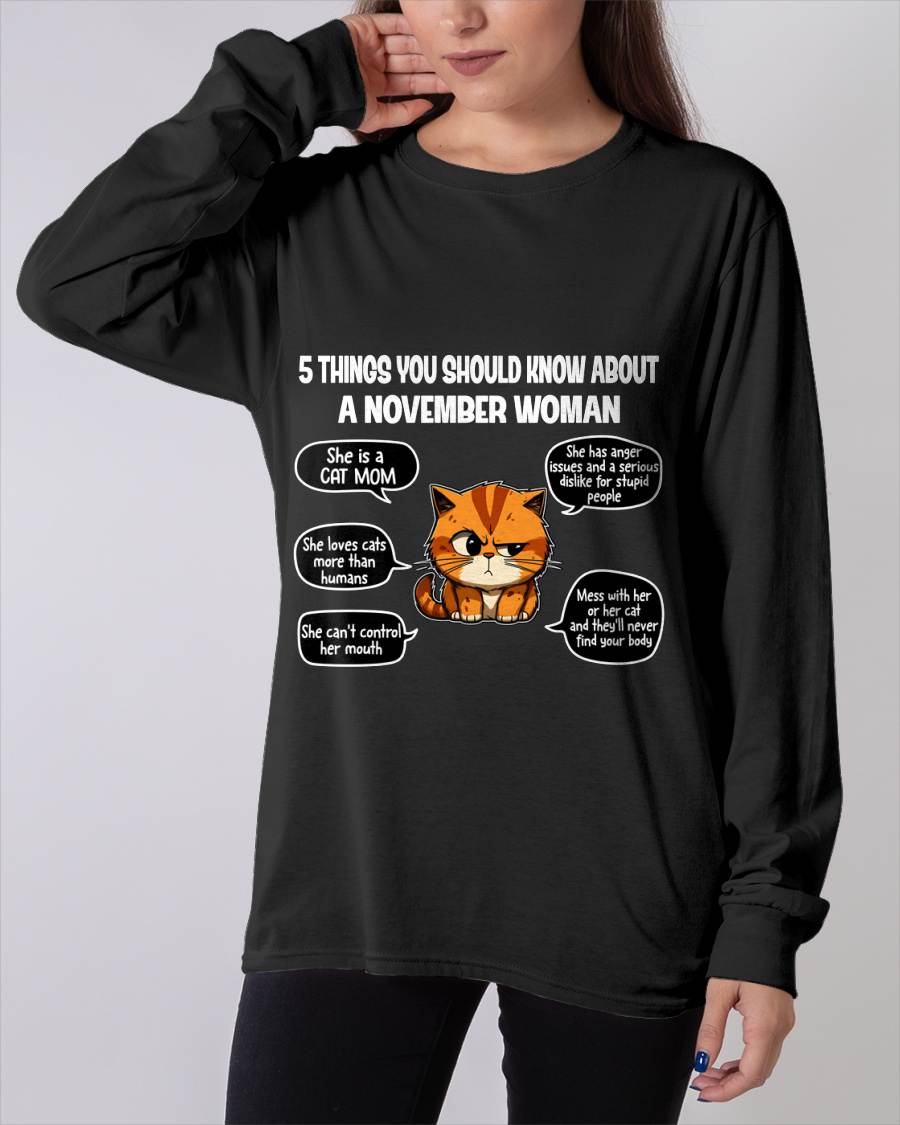 NOVEMBER SHIRT, 5 THINGS YOU SHOULD KNOW ABOUT THIS WOMAN - LUNA11 (SKU2604-312-11)