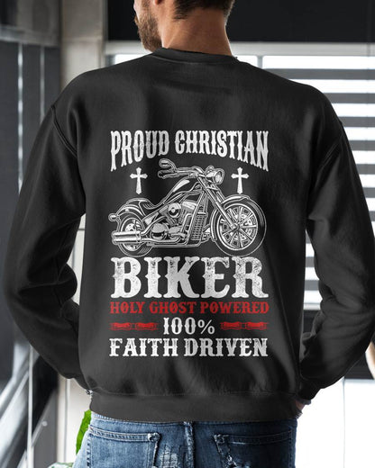 Motorcycle Proud Christian Biker Faith Driven - SHIRT FOR MEN - LUNA00 (SKU2607-DY-09)