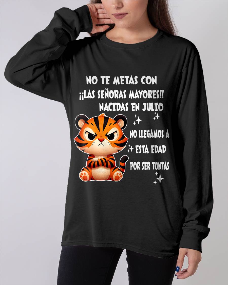 JULIO SHIRT, NO TE METAS CON MUJERES MAYORES - FMA LUNA07 (SKU2604-164-07)