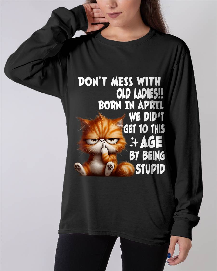 APRIL SHIRT, DON’T MESS WITH OLD LADIES - FMA LUNA04 (SKU2604-31-04)