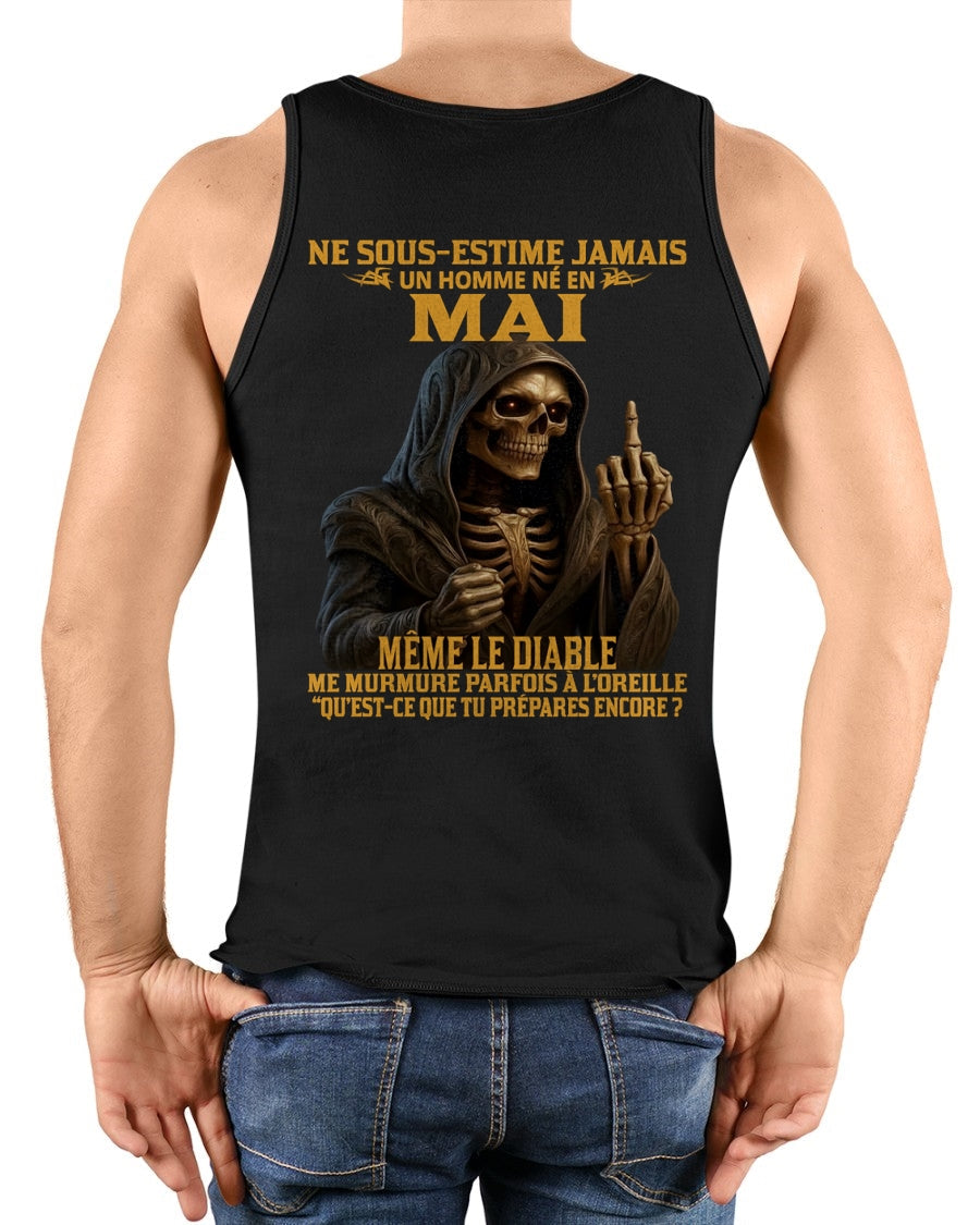 NE SOUS-ESTIME JAMAIS UN HOMME NÉ EN MAI Fr05 LUNA05 male (SKU12-305-05)