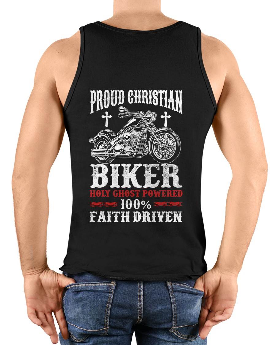 Motorcycle Proud Christian Biker Faith Driven - SHIRT FOR MEN - LUNA00 (SKU2607-DY-09)