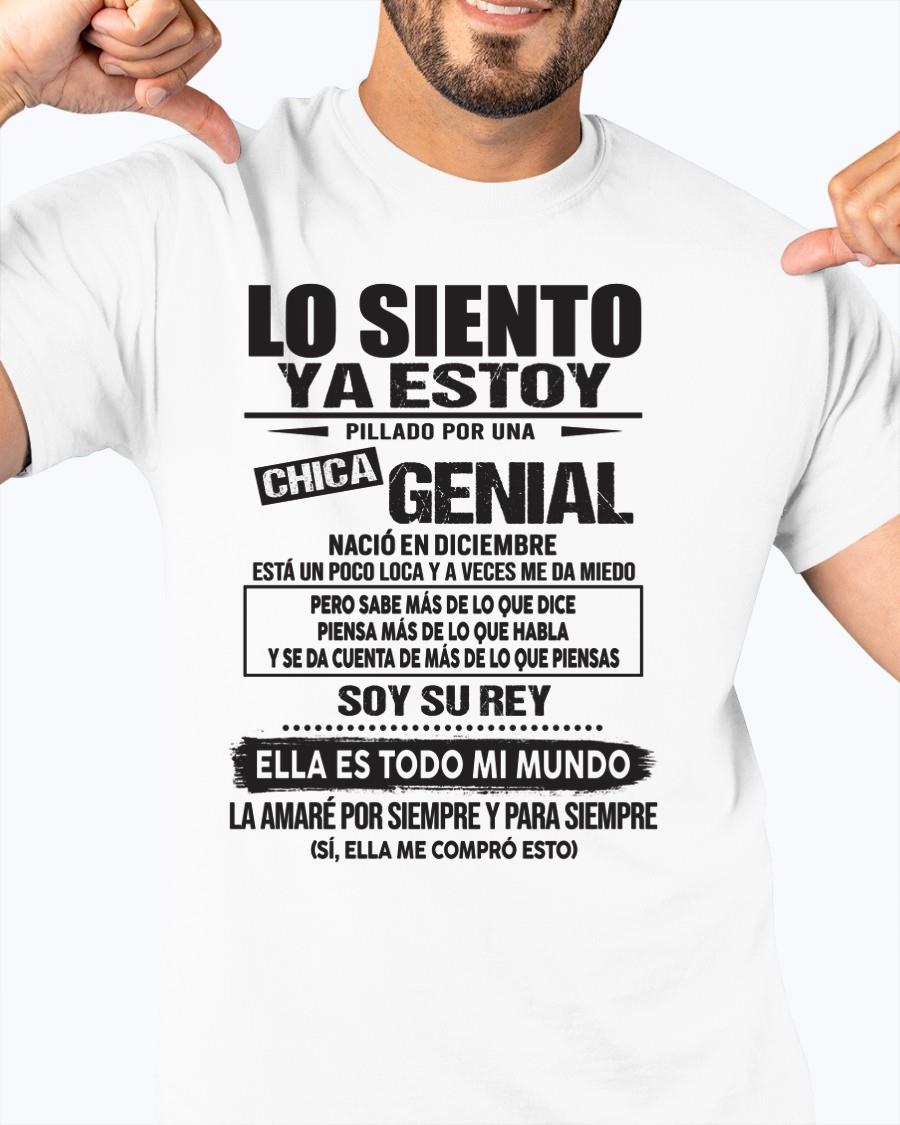 Diciembre Chica Genial - Regalo especial para tu novio - T12 (SKU05-95-12)