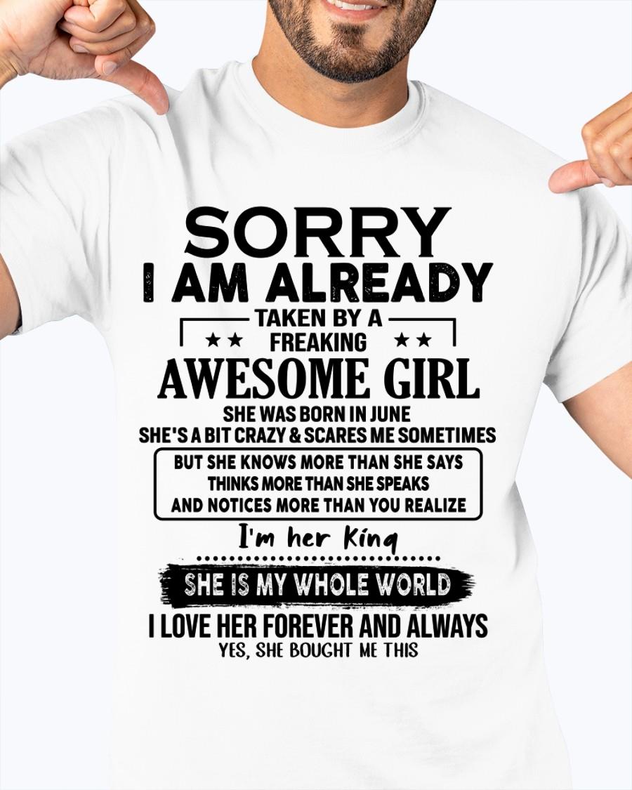 June - Awesome Girl born in June - Special gift for your boyfriend - From Wife LUNA06 (SKU.AT16)