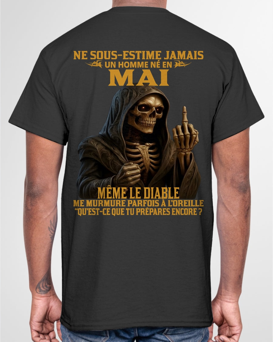 NE SOUS-ESTIME JAMAIS UN HOMME NÉ EN MAI Fr05 LUNA05 male (SKU12-305-05)