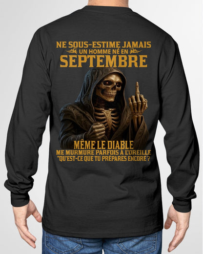 NE SOUS-ESTIME JAMAIS UN HOMME NÉ EN SEPTEMBRE Fr09 LUNA09 male (SKU12-305-09)