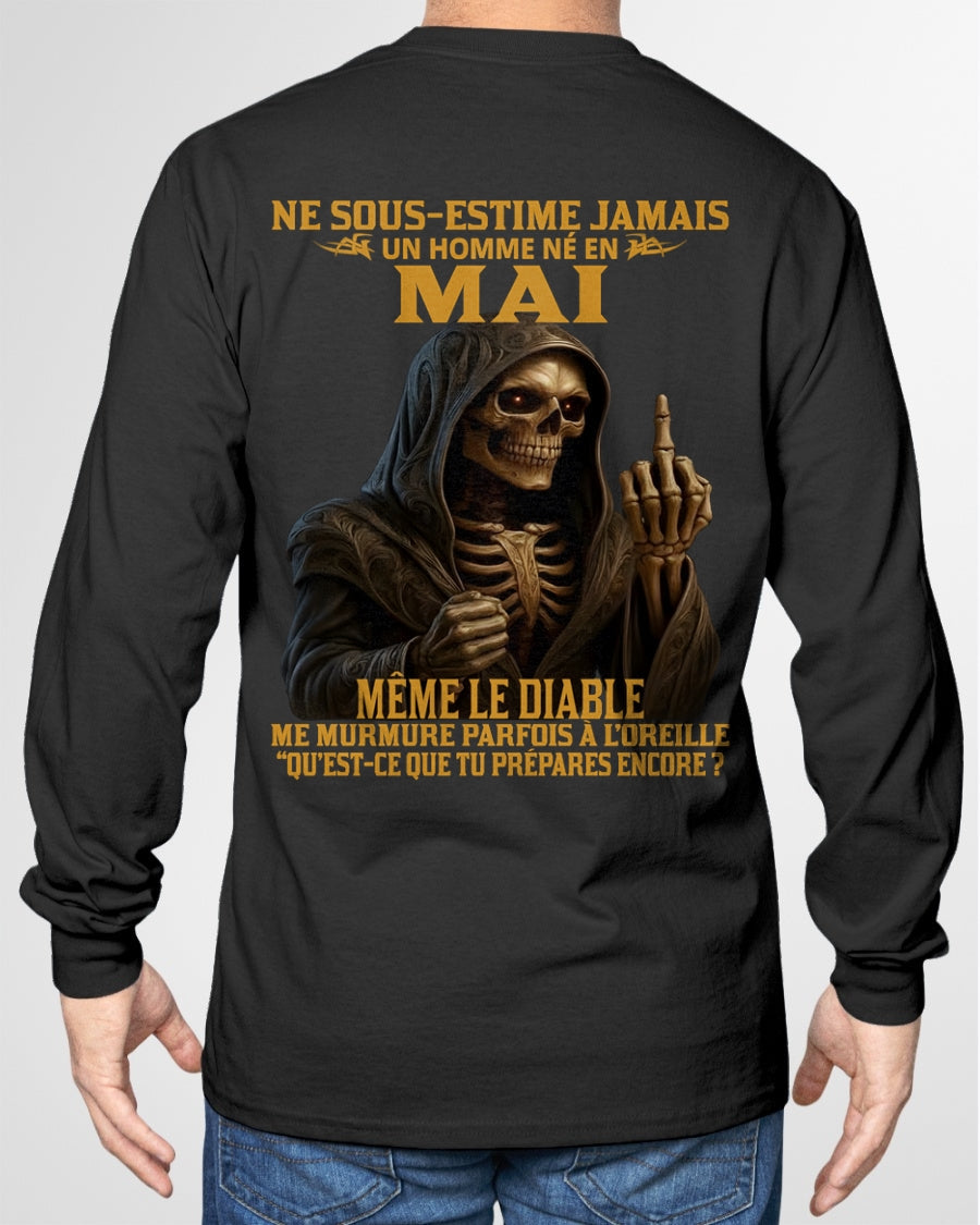 NE SOUS-ESTIME JAMAIS UN HOMME NÉ EN MAI Fr05 LUNA05 male (SKU12-305-05)