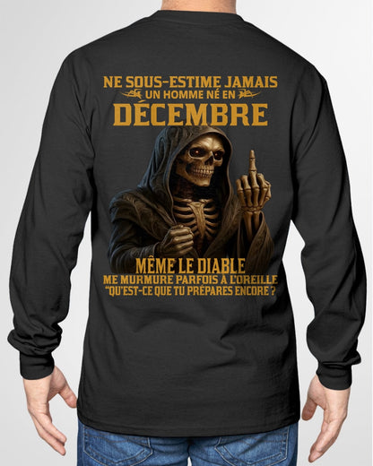 NE SOUS-ESTIME JAMAIS UN HOMME NÉ EN DÉCEMBRE Fr12 LUNA12 male (SKU12-305-12)