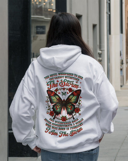 The Devil Whispered to Her – I Am the Storm February Woman Shirt - LUNA02 FMA (SKU10-72-02)
