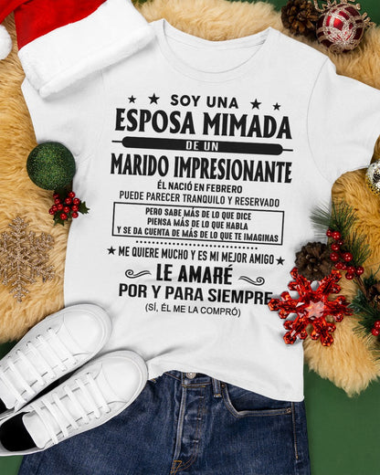 Febrero Marido Impresionante - Regalo especial para Esposa - T02 (Sku.Tbn16)