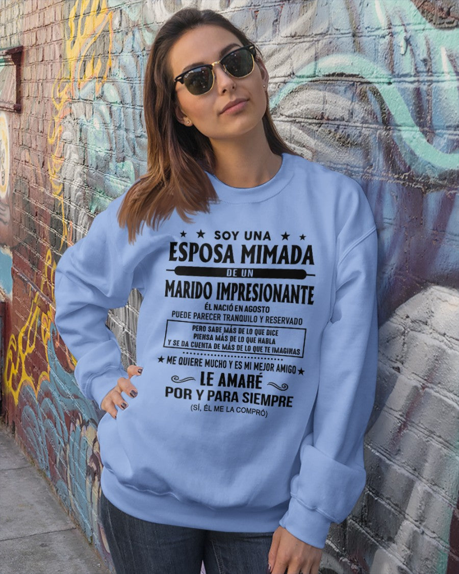 Agosto Marido Impresionante - Regalo especial para Esposa - T08 (Sku.Tbn16)