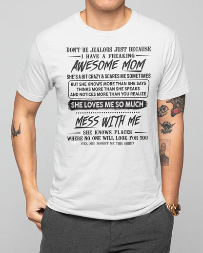 Awesome Mom - Perfect Gift For Your Son From Mom - LUNA00 (SKU TRI 03.03.03)