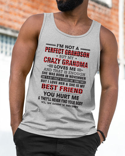 I’m Not A Perfect Grandson T-Shirt – Birthday Gift From November Grandma / Woman - LUNA11 (SKU10-167-11)