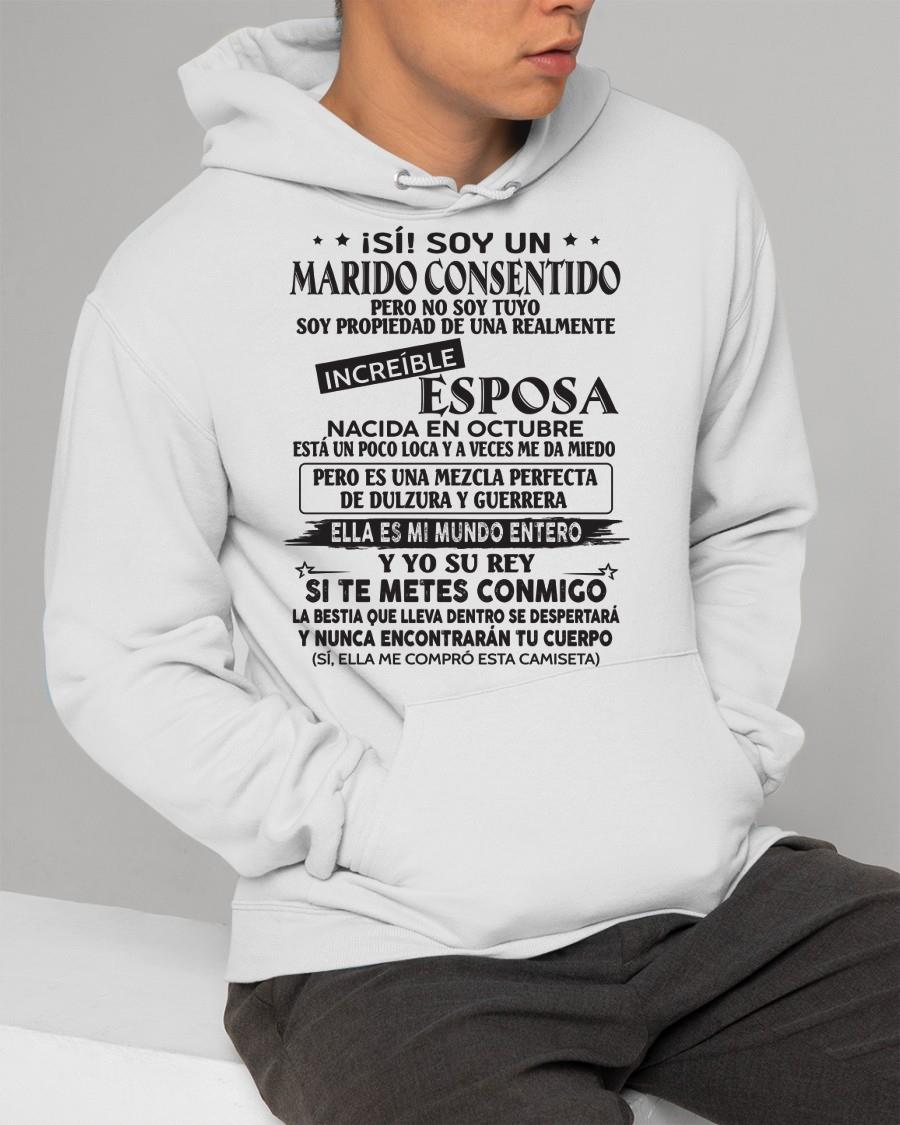 Octubre - Esposa increíble nació en octubre - Regalo especial para Marido - T10 (SKU05-105-10)