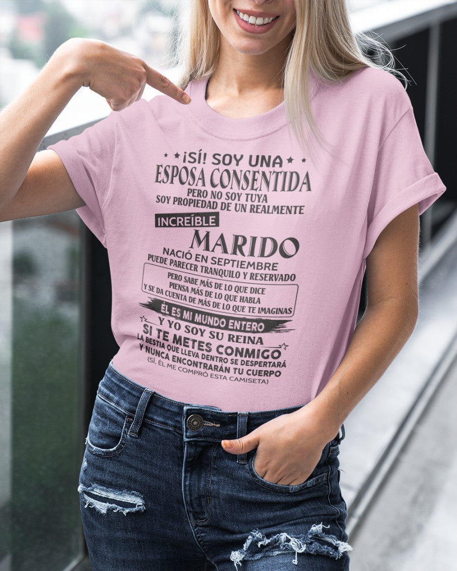 Septiembre - Marido Increíble Nació En Septiembre - Regalo Especial Para Esposa - T09 (SKU06-09-09)