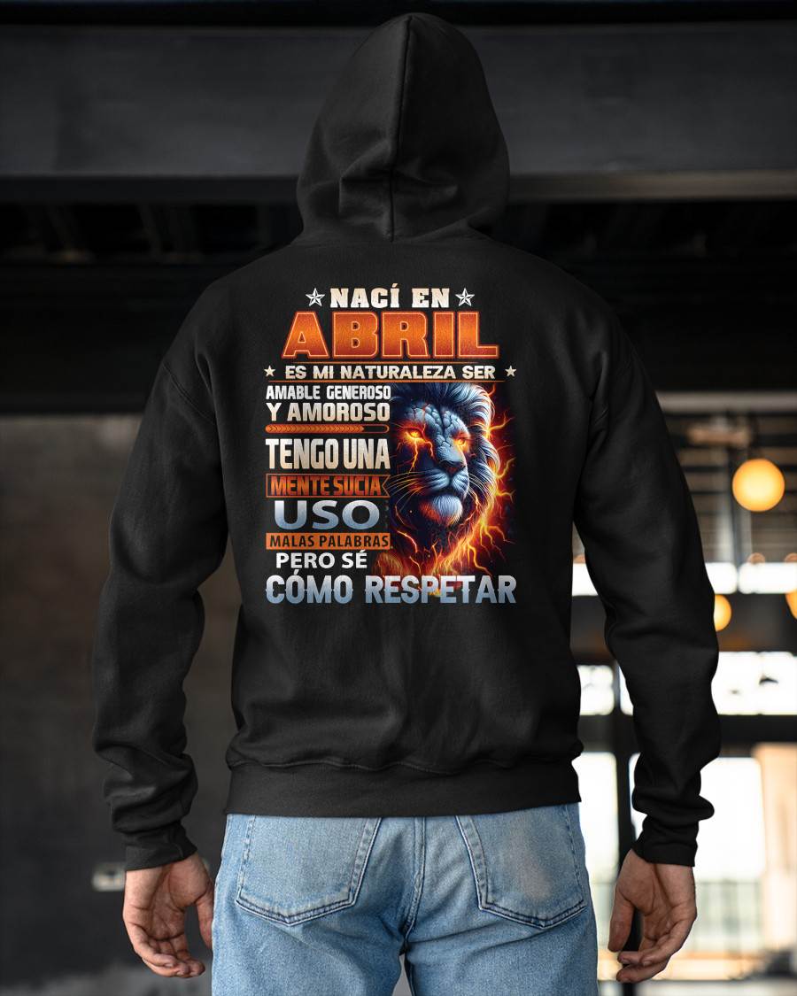 ABRIL - MENTE SUCIA PERO SÉ RESPETAR - REGALO DE CUMPLEAÑOS PARA HOMBRES - LUNA04sp (SKU10-68-04)