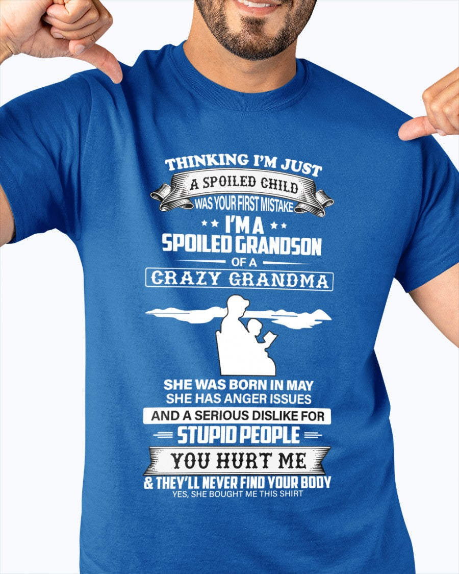 Spoiled by Grandma Shirt May Edition – From Grandma to Grandson LUNA05 (SKU-GMS2-05)