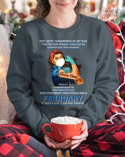 Never Underestimate A Woman Born In February – February Woman “I Am The Storm” - FMA / LUNA02 (SKU12-322-02)