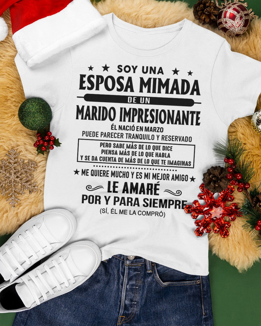 Marzo Marido Impresionante - Regalo especial para Esposa - T03 (Sku.Tbn16)
