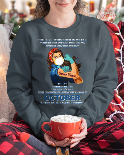 Never Underestimate A Woman Born In October – October Woman “I Am The Storm” - FMA / LUNA10 (SKU12-322-10)