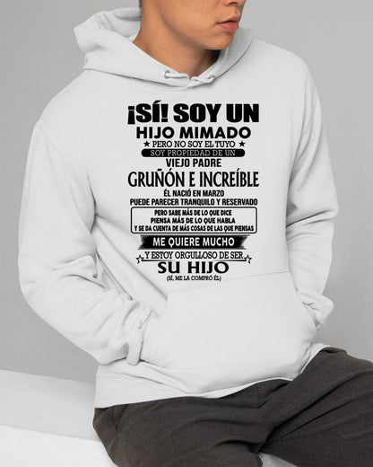(Marzo) Padre Increíble - Regalo especial para hijo - T03 (Sku.tbn07-03)
