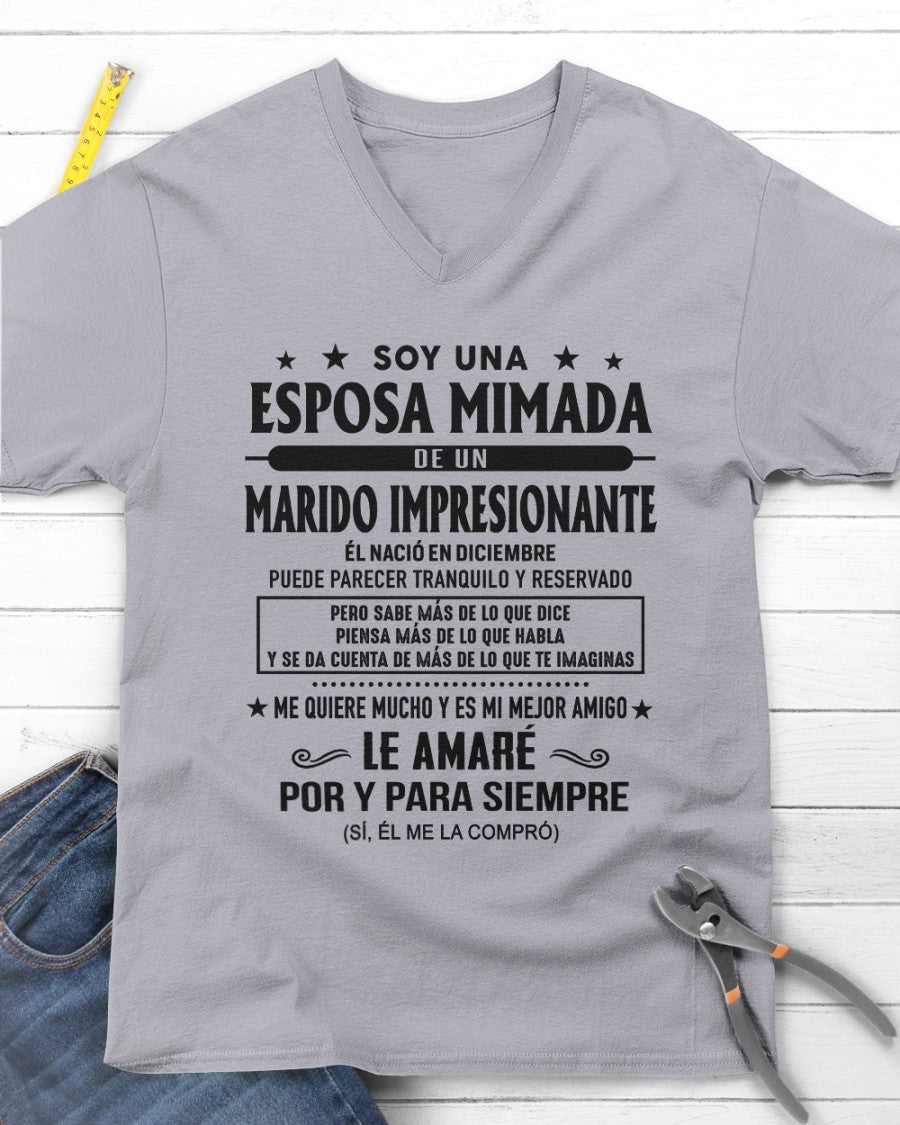 Diciembre Marido Impresionante - Regalo especial para Esposa - T12 (Sku.Tbn16)
