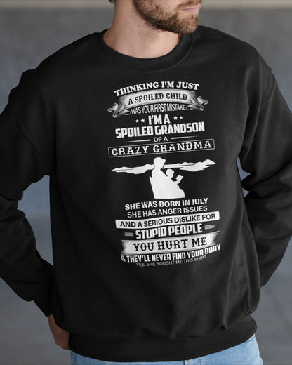 Spoiled by Grandma Shirt July Edition – From Grandma to Grandson NINA07 (SKU-GMS2-07)