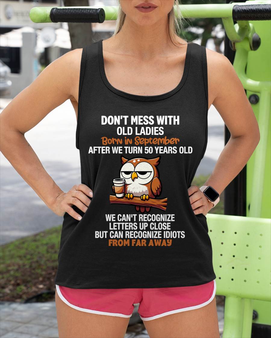 SEPTEMBER SHIRT, RECOGNIZE IDIOTS FROM FAR AWAY - FMA LUNA09 (SKU2604-80-09)