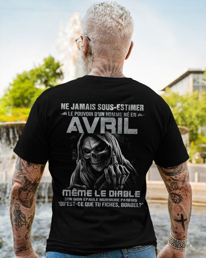 NE JAMAIS SOLUNA-ESTIMER LE POUVOIR D'UN HOMME NÉ EN AVRIL Fr04 male (SKU08-61-04)