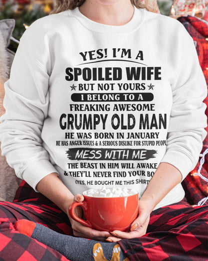 Grumpy Old Man January – Perfect gift for wife From Husband – LUNA01 (SKU08-63-01)