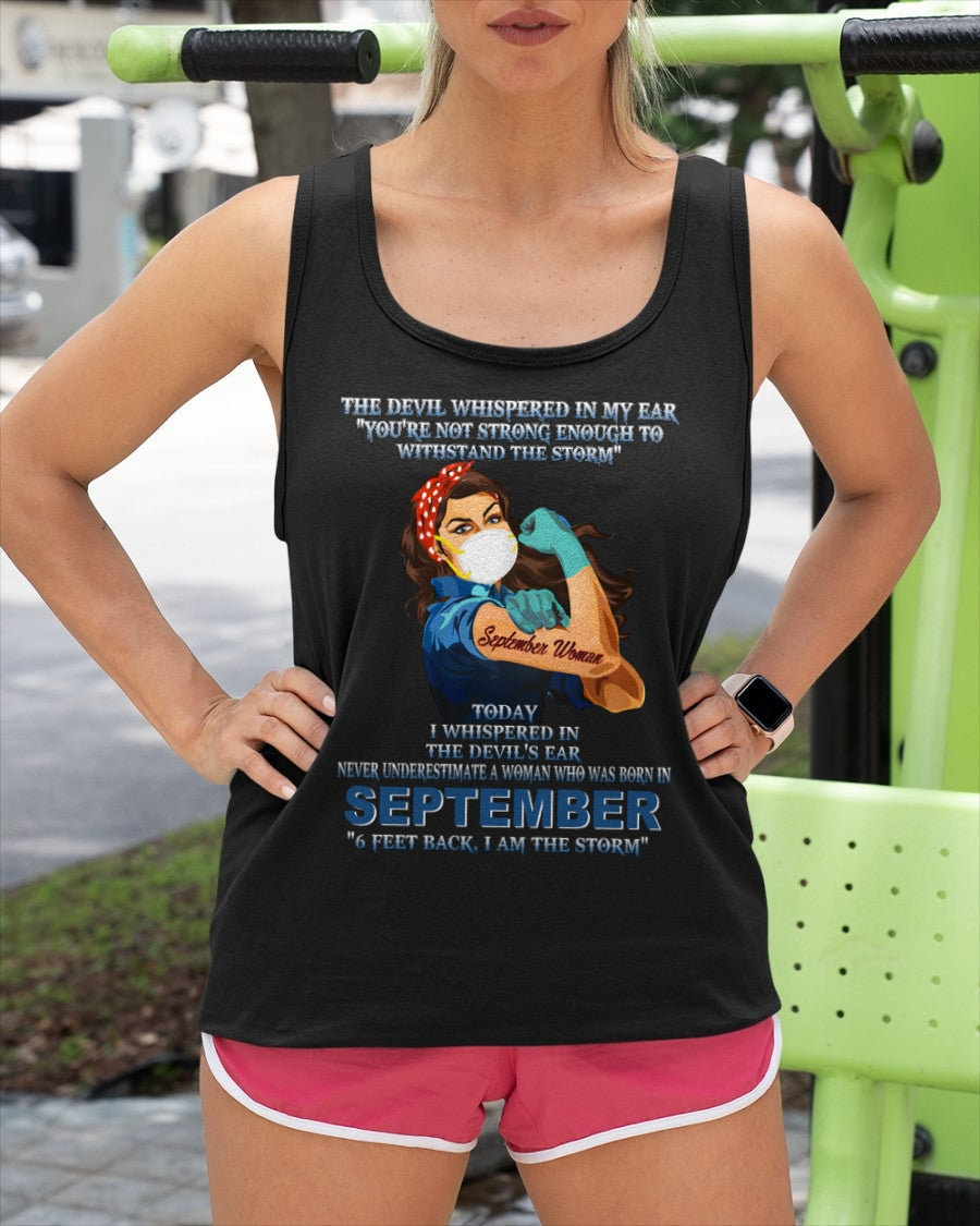 Never Underestimate A Woman Born In September – September Woman “I Am The Storm” - FMA / LUNA09 (SKU12-322-09)
