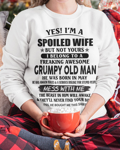 Grumpy Old Man May – Perfect gift for wife From Husband – LUNA05 (SKU08-63-05)