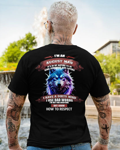 AUGLUNAT - KNOW HOW TO RESPECT - BIRTHDAY T-SHIRT FOR MEN - EBIL08 (SKU12-312-08)